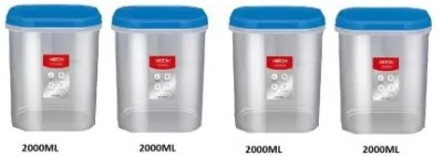 MILTON Plastic Utility Container  - 2000 ml, 2000 ml, 2000 ml, 2000 ml(Pack of 4, Blue)