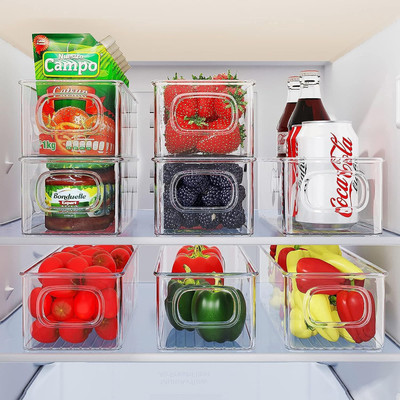 EXODUS Plastic Utility Container  - 1100 ml(Pack of 4, Clear)