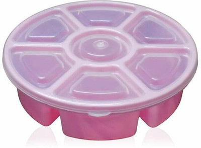 KHUSHA CREATIONS Plastic Grocery Container  - 100 ml(Multicolor)