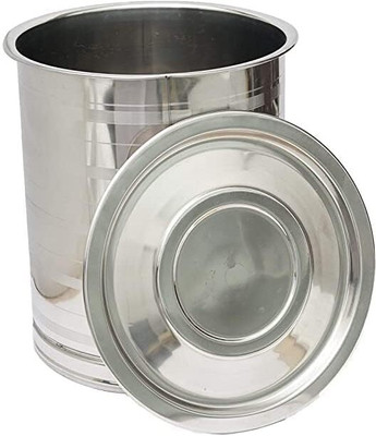 ESTEEM KING Stainless Steel Grocery Container  - 32 L(Silver)