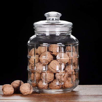 GOOD TO GREAT CREATION Glass Grocery Container  - 2000 ml(Clear)