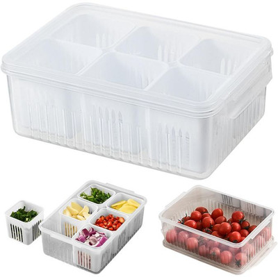 Aarambh Plastic Fridge Container  - 2500 ml(Transparent)
