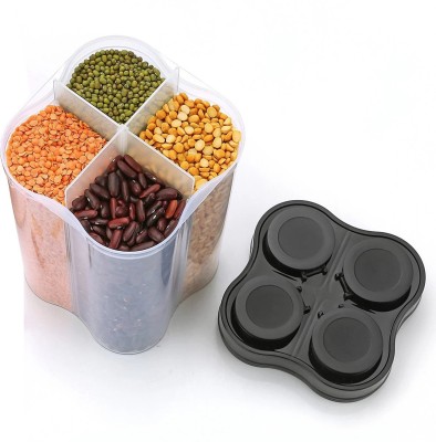 Sentricus Plastic Grocery Container  - 2400 ml(Black)