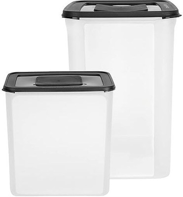 Cutting EDGE Plastic Utility Container  - 10 L, 16 L(Pack of 2, Black)