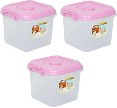 NEELESHWARI Plastic Utility Container  - 10 L(Pack of 3, Pink)