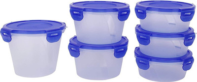 Cutting EDGE Polypropylene Utility Container  - 1000 ml, 750 ml, 500 ml(Pack of 6, Blue)