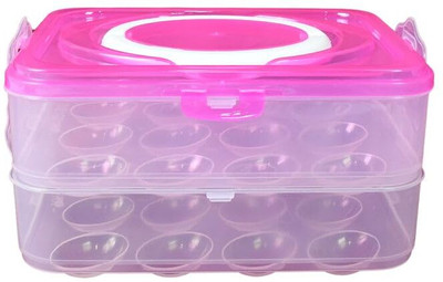 Oblivion Plastic Egg Container  - 2 dozen(Pink)