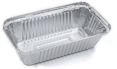 Raga Plus Aluminium Utility Container  - 660 ml(Pack of 75, Silver)