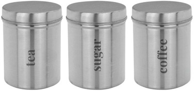 KARFE Steel Tea Coffee & Sugar Container  - 800 ml(Multicolor)