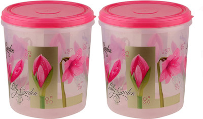 Randal Plastic Utility Container  - 5000 ml(Pack of 2, Pink)