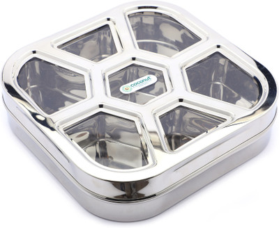 COCONUT Stainless Steel Utility Container  - 1.3 kg(Silver)