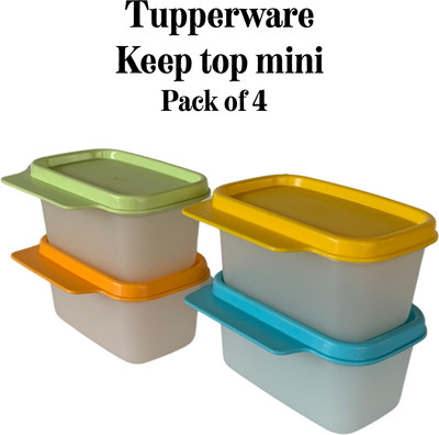 TUPPERWARE Polypropylene, Plastic Utility Container  - 180 ml, 180 ml, 180 ml, 180 ml(Pack of 4, Multicolor)