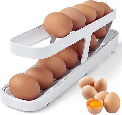 hbstreads Plastic Egg Container  - 1.2 dozen(Off White)