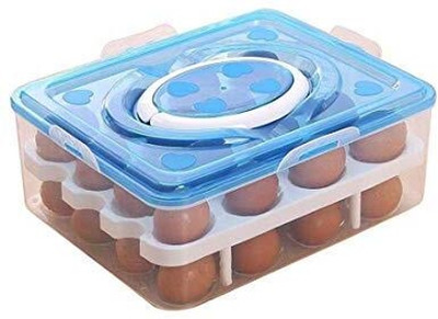 PAVITYAKSH Plastic Egg Container  - 1.5 dozen(Multicolor)