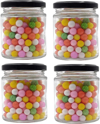 Avresta Glass Grocery Container  - 200 ml(Pack of 4, Clear)