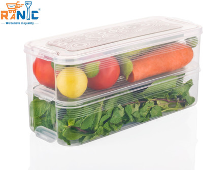 RANIC Plastic Grocery Container  - 2000 ml(White)