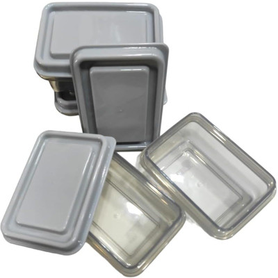 rushabh collections Plastic Utility Container  - 50 ml(Pack of 4, Multicolor)