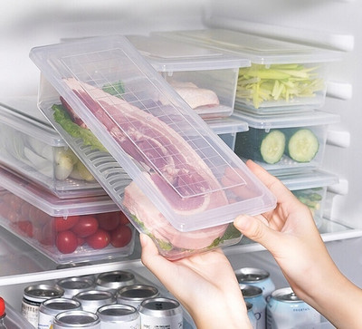 SEQUENCE Plastic Fridge Container  - 1500 ml(Pack of 6, Clear)