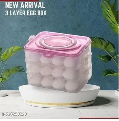 Adhunyk Plastic Egg Container  - 3 dozen(Clear)