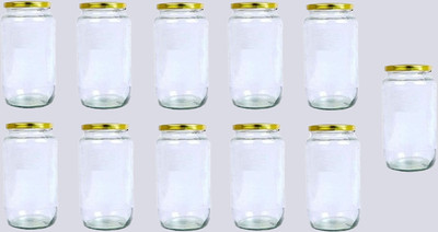 1st Time Glass Utility Container  - 1000 ml(Pack of 11, Clear)