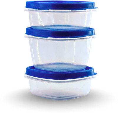 TORIVA Plastic, Polypropylene Utility Container  - 1175 ml(Pack of 3, Blue)