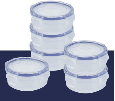 vristo Plastic Utility Container  - 100 ml(Pack of 6, Transparent)