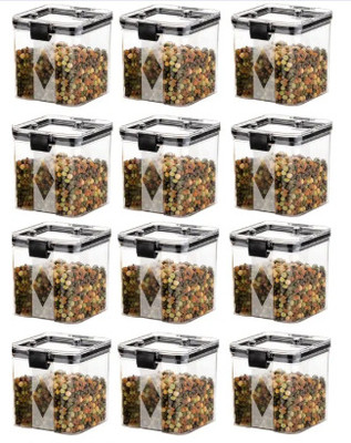ADMONITION Plastic Grocery Container  - 700 ml(Pack of 12, Multicolor)