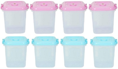 Kritika Enterprise Plastic Utility Container  - 10 L(Pack of 8, Pink, Blue)