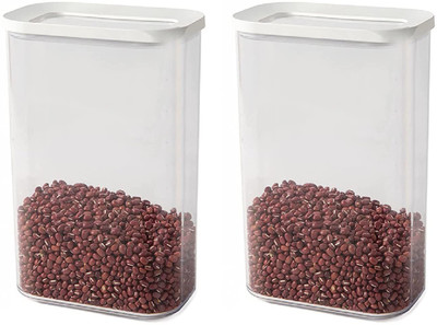 SHFTI Plastic Utility Container  - 2000 ml(Pack of 2, Clear)