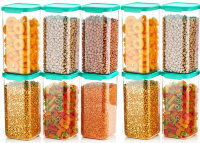 FPBOI Plastic Grocery Container  - 1500 ml(Pack of 10, Blue)