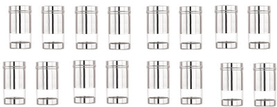 Tannu Craft Stainless Steel Utility Container  - 900 ml(Pack of 16, Silver)