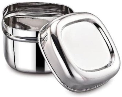 Mangleshwar Stainless Steel Grocery Container  - 100 ml(Silver)