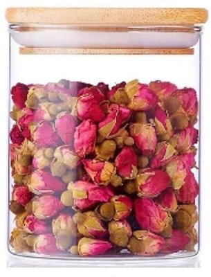VRAJAK Glass Grocery Container  - 685 ml(Multicolor)