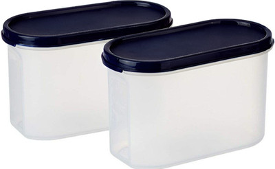 Freqcty Plastic Bread Container  - 1500 ml(Pack of 2, Black)