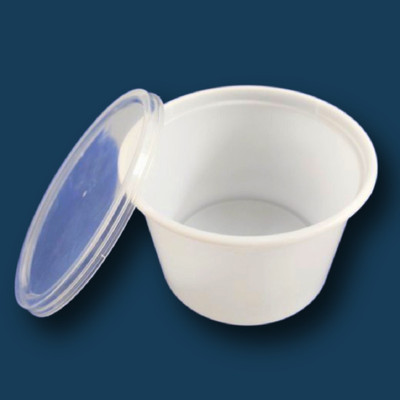 SRIS Plastic Utility Container  - 500 ml(Pack of 10, Off White)