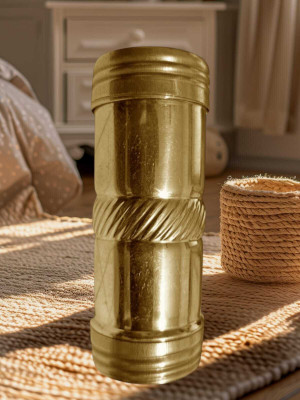 Denique Brass Utility Container  - 30 ml(Gold)