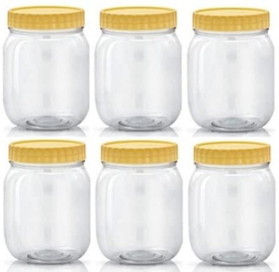 SHUBHAM ENTERPRISE Plastic Grocery Container  - 250 ml(Pack of 6, Clear)