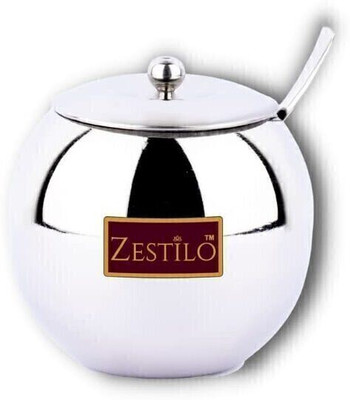 Zestilo Steel Grocery Container  - 300 ml(Silver)
