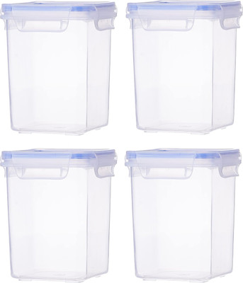 AMAZE ACTIONWARE Plastic Grocery Container  - 750 ml(Pack of 4, Clear)