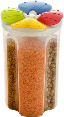 JALOPY Plastic Pickle Jar  - 2000 ml(Multicolor)