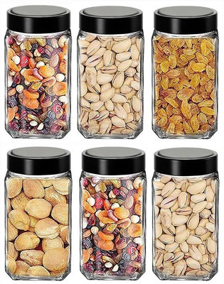 Avastro Glass Fridge Container  - 1000 ml(Pack of 6, Clear)