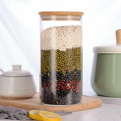 BABALIFINCH Glass Utility Container  - 1400 ml(Clear)