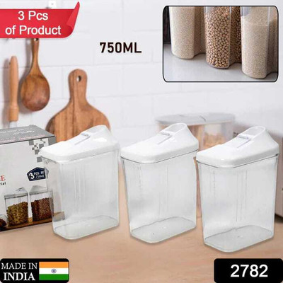 NEXILS Plastic Grocery Container  - 750 ml(Off White)