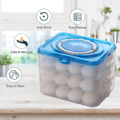 Flipkart SmartBuy Plastic Egg Container  - 3 dozen(Blue)