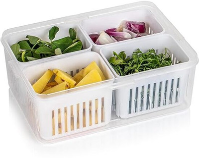 mkhome Plastic Utility Container  - 1000 ml(Clear)