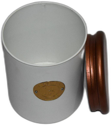 Subhan Handicrafts Iron Pickle Jar  - 1 L(White)