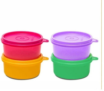 TUPPERWARE Polypropylene Utility Container  - 200 ml(Pack of 4, Multicolor)