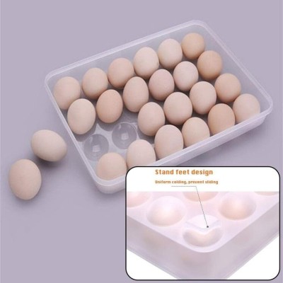 TINSUHG Plastic Egg Container  - 2 dozen(Clear)