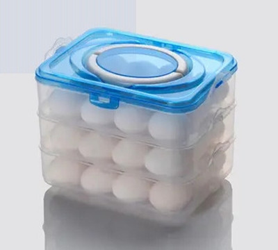 Sample Plastic Egg Container  - 2 dozen(White)