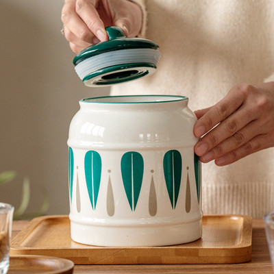 UMAI Ceramic Utility Container  - 2500 ml(Green)